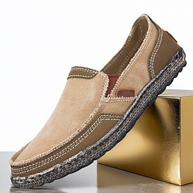 Men's Khaki Canvas … - image