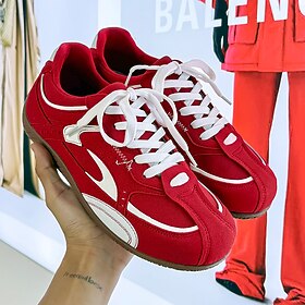 Men's Casual Red Sn…