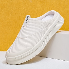 Men's White Slip-On… - image