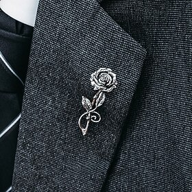 Men 1PC Roses Sterl…