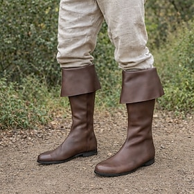 Retrò Vintage Medievale Rinascimento A stivale Guerriero Cavaliere Ranger Costume Per uomo Halloween Carnevale Fiera Rinascimentale Festa a tema retrò