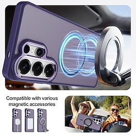 telefono Custodia Per Samsung Galaxy S26 S26 Plus S26 Ultra Copertura Posteriore Custodia ad adsorbimento magnetico Magnetico Resistente agli urti TPU