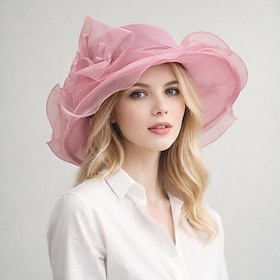 Derby Hat Church Hat Kentucky Derby Hat Gentlewoman Noblewoman Fancy Dress Women's Derby Ascot Horse Racing Festival Adults' Hat Spring Summer