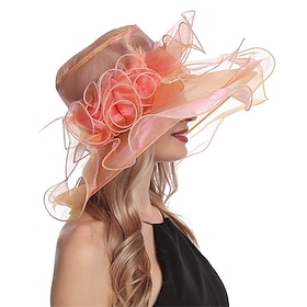Anni 1950 Derby Cappello Cappello Kentucky Derby Gentildonna Costume Per donna Derby Festival delle corse di cavalli Adulti Cappello Primavera  Estate