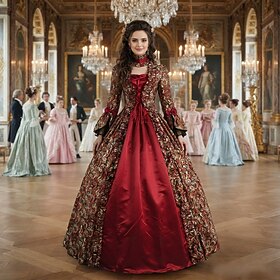 Cocktail Dress Vintage Dress Plus Size Fancy Dress Royal Carnival of Venice