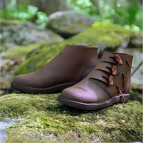 Retrò Vintage Medievale Rinascimento Tiranti Cavaliere Ranger Costume Per uomo Halloween Carnevale Fiera Rinascimentale Festa a tema retrò Adulti Scar