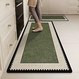 Tappeto da cucina in diatomee antiscivolo, assorbente, resistente all'olio, facile da pulire, antimacchia, zerbino per ingresso per uso domestico