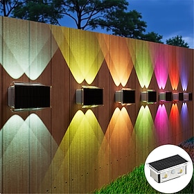Solar Powered Wall Washer, Outdoor Courtyard Light, Light Controlled Gate, Fence, Courtyard Atmosphere, Wall Washer 1pc