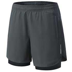 Men's Running Shorts Athletic Shorts Gym Shorts Pocket 2 in 1 With Compression Liner Shorts Casual Daily Sport Summer Spring Quick Dry Lightweight Moisture Wic