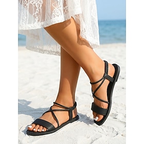 Women's White Strap…