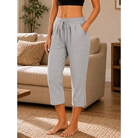 Elevate Your Workout: Stylish Women's High-Waist Capri Pants for Active Living