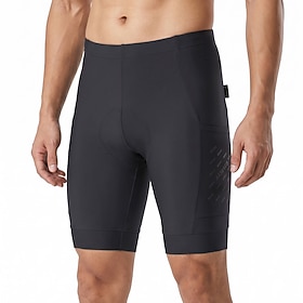 Arsuxeo Per uomo Tinta unica Pantaloncini intimi da ciclismo Pantaloni da ciclismo Pantaloncini MTB Bicicletta Pantaloncini Pantaloncini imbottiti / F