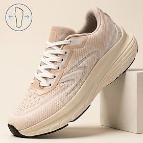 Men's Wide Width Knit Running Sneakers – Breathable Lightweight Walking Shoes, …