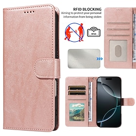 Phone Case For Samsung Galaxy S26 S25 Edge S24 S23 FE S22 Plus Ultra Wallet Case Full Body Protective Shockproof PU Leather