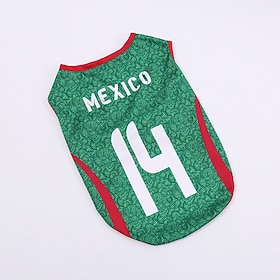 [maglia da calcio per animali domestici] 1 maglia per animali domestici, maglia 2026, uniforme da calcio per animali domestici, gilet per cani, maglie
