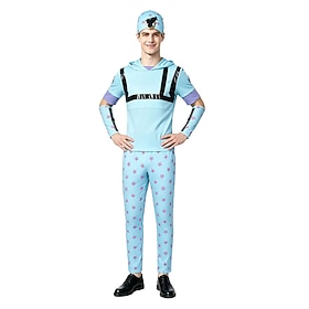 Avventura anime Manga Anime Abiti Abiti Cosplay Halloween Carnevale Performance Con il fumetto Anime Expo Top Pantaloni Maniche Per Per uomo Adulti