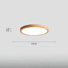 40mm Dimmerabile Luci da Soffitto Legno Vintage 110-120V 220-240V