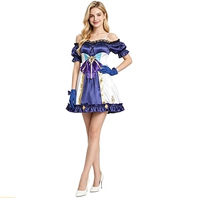 Gioco MOBA Bambola Lolita Hero Vestito Abiti Costume di fantasia Cosplay Costumi dei videogiochifor Adulti Per donna Halloween Carnevale Performance C