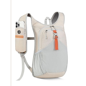 Zaino da ciclismo leggero da uomo donna - zaino da trekking con tracolla e tasca per cellulare Strisce riflettenti - zaino sportivo traspirante e resi