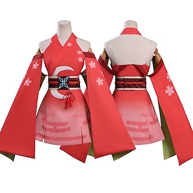 Ragazza magica Ragazza anime giapponese carina Anime Vestito Costume originale Abiti Cosplay Halloween Carnevale Performance Con il fumetto Anime Expo