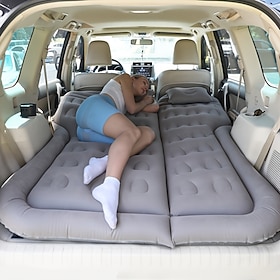 Materassino gonfiabile per auto SUV, letto per bagagliaio - materassino da viaggio portatile, letto pieghevole per auto, campeggio, viaggi su strada c