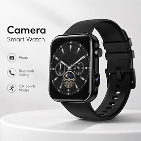 Smart Watch With Camera Video, 512MB Local Music Storage, Bluetooth Call, 1.91 …