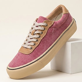 Men's Pink Lace-Up …