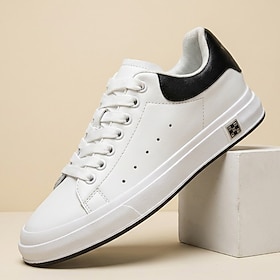 Men's Classic Casual Sneakers Clean Low Top Walking Shoes Minimalist Style for Daily Wear, Street Fashion, Travel and Weekend Activities