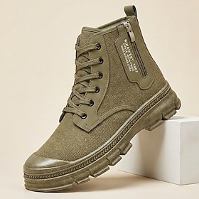 Step Back in Style: Timeless Men's Vintage Lace-Up Hiking Boots