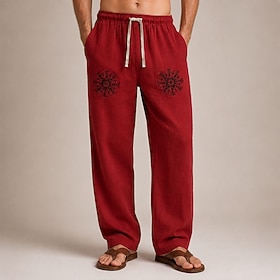 Men's Vintage Bohemian Linen Pants