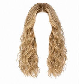 Gothic Vampire Prince Long Wavy Honey Blonde Cosplay Halloween Wig