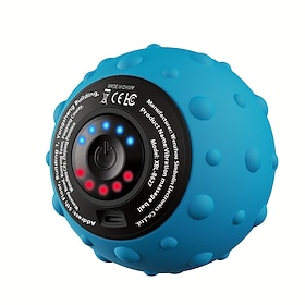 Vibrating Massage Ball, 5-Speed Rechargeable Electric Deep Tissue Massage Ball for Muscle Recovery, Back, Neck, Legs Feet Pain Relief, Portable USB-C Charged