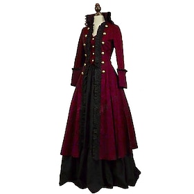 Rococo Victoriaans Baljurk Feestkostuum Gemaskerd Bal Gala jurk Kostuum Dames Maskerade Carnaval Feest Halloween Volwassenen Kleding