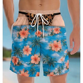 Funny Swim Trunks Gifts For Men Shorts Aloha Print Thong Prints Adults' Men's Halloween Carnival Beach Vacation Summer Easy Halloween Costumes Dress Up
