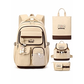 Girls School Backpack Large Capacity Multi-Pocket Bookbag, …