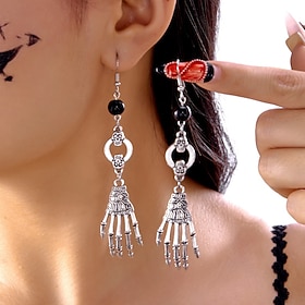 Boucle d'Oreille Créoles Boucles d'oreilles Classique Crâne Tete de Mort Potiron ancien Mode Des boucles d'oreilles Bijoux # 1 / # 2 / # 3 Pour Soirée Mariage