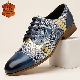 Men's Fashion Statement Office Wedding Party Evening Leather Slip Resistant Lac…