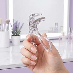 Wide-Angle Eyelash Curler with Built-In Comb - Perfectly Curls Every Lash WITHOUT the Pinch!Gentle No-Pull Design, Long-Lasting Fluffy Lash Lift, Fits All Eye