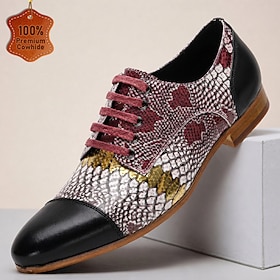 Men's Fashion Statement Classic Wedding Party Evening Leather Slip Resistant La…