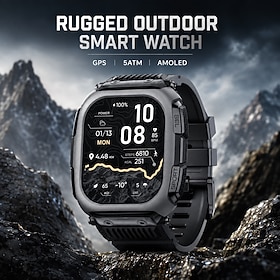 GPS Smart Watch For Men With Offline Maps, 2.13 Inch Amoled Screen, 850Mah Batt…