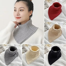 Triangle Scarf Fashion Colors Neckerchief Warm Cold-Proof Wrap Lady Outdoors Wi…