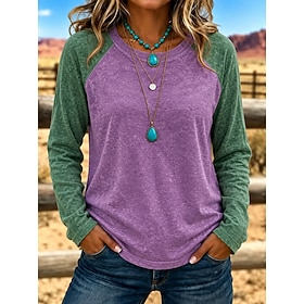 Women's Shirt Washed Cotton 100% Cotton Plain Vintage Fashion Stylish Sleeveless Short Sleeve Long Sleeve Crew Neck Regular Tops Casual Beach Blue Black Pink P