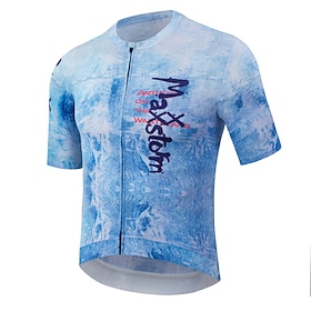 Hommes et Femmes Débardeur de course T-shirt athlétique Shorts de cyclisme Graffiti Manche Courte Cyclisme Maillot avec 3 poches arrière Séchage Rapide Léger É