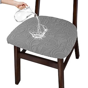 100% Waterproof Jacquard Sofa Cushion Covers Soft Breathable Couch Seat Slipcover Pet Friendly Non-Slip Furniture Protector Quick 1-Minute Revitalizing Cover f
