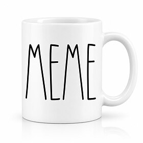 Taza con meme para la abuela, taza de café minimalista y divertida, regalo para los amantes de los memes en el Día de la Madre, cumpleaños, Navidad y para la a