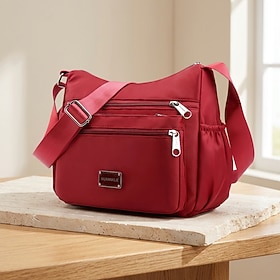 Women’s Nylon Multi Pocket Crossbody Bag