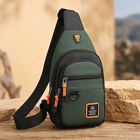 Men’s Water Repellent Sling Bag with Large Capacity