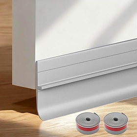 Joint d'étanchéité autocollant pour bas de porte, coupe-vent étanche et anti-bruit pour portes, joint de bas de porte insonorisé pour le vent, la poussière et