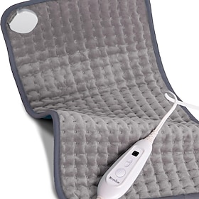 Heating Pad Electric Throw for Back Pain Cramps Relief, 12''x24'' Electric Pad with Auto Shut Off, Heat Pad 6 Heat Settings,Christmas Gifts for Women, Men, Mo