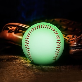 Glow in The Dark Baseball Light Up Glow Balls for Playing Catch and Hit Games at Night Gift for Baseball Fans, Ideal for Outdoor Night Play, Training, and Coll